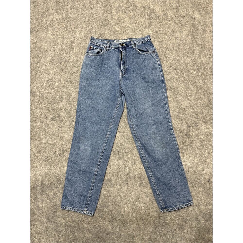Bugle Boy Gold Crest Men's Loose‎ Fit Straight Jeans Size 31/30 Blue Light Denim
